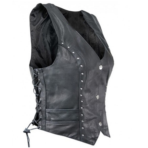 Women Fashion Leather Vests