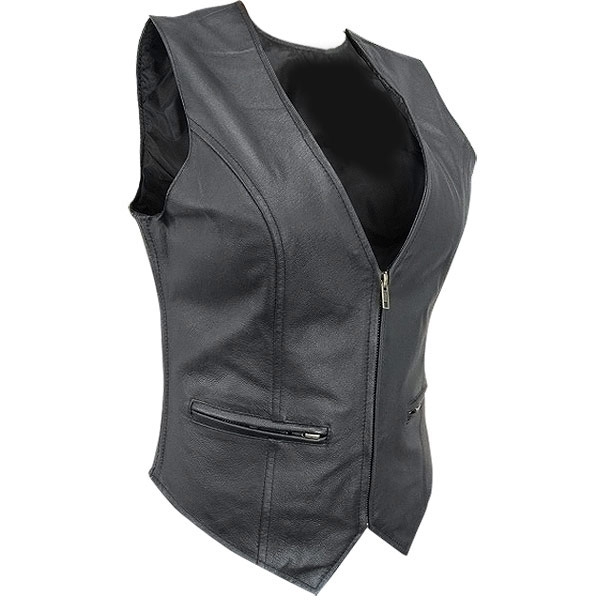 Women Fashion Leather Vests
