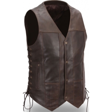 Men Fashion Leather Vests