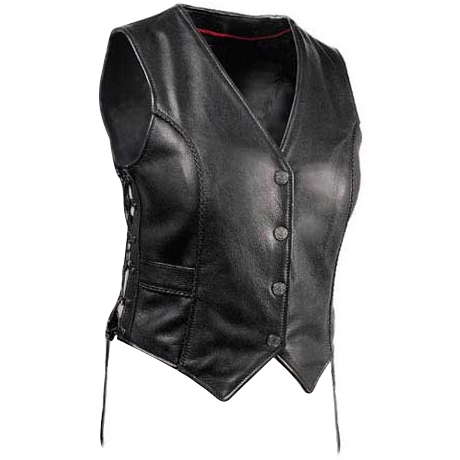 Women Fashion Leather Vests